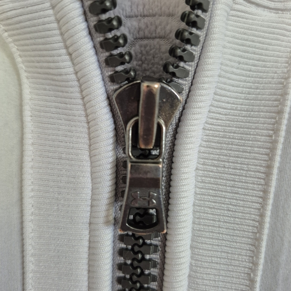 Under Armour Zip Up Jacket Sweater Hooded Pockets 2XL - Picture 5 of 11